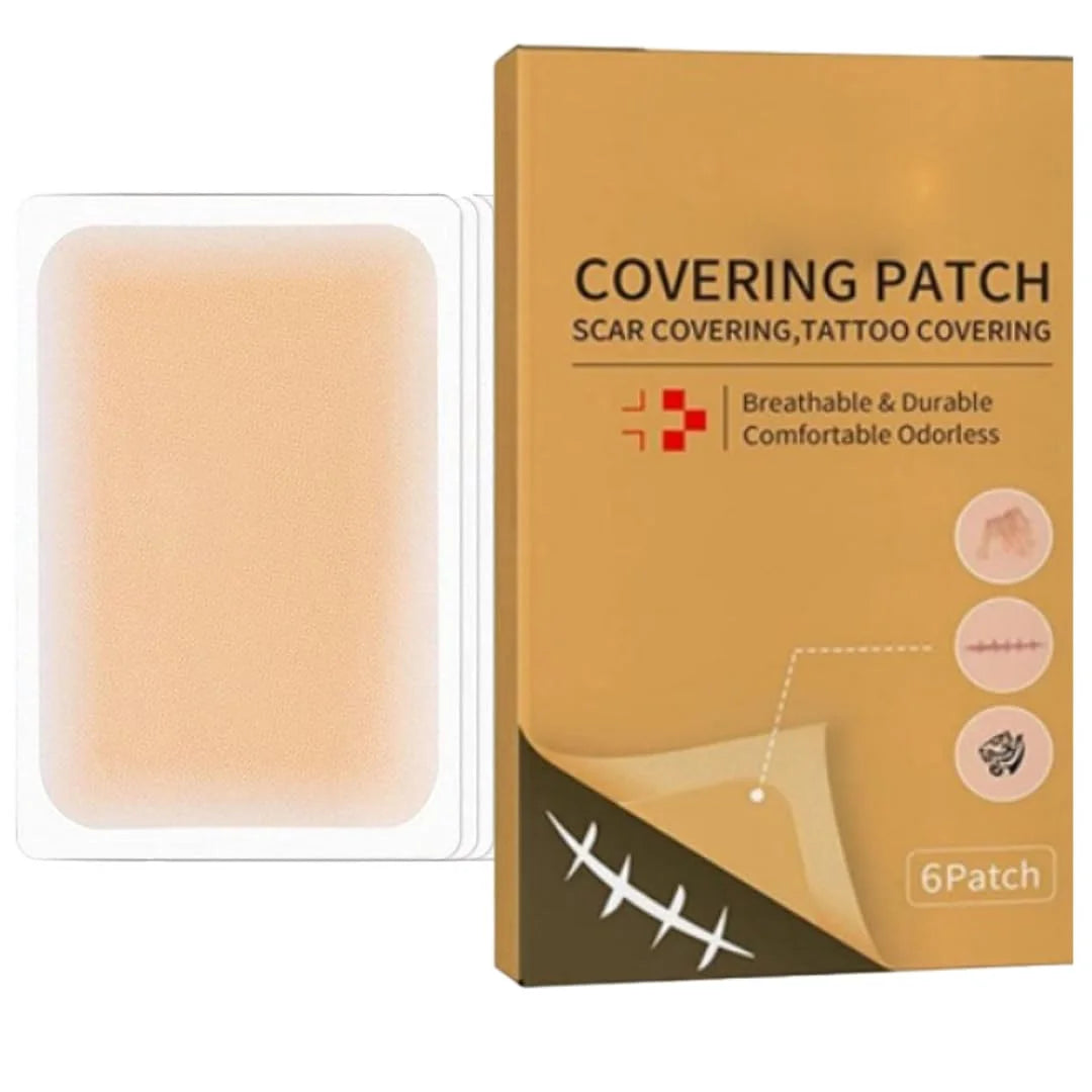6x Tattoo Cover Up Sticker – Breathable Skin Concealing Tape for Body Tattoos