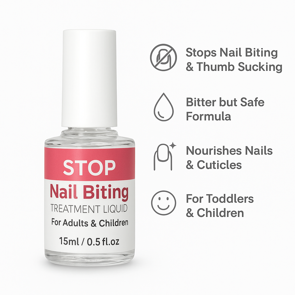 Nail Biting & Thumb Sucking Deterrent – Safe Bitter Formula for Toddlers & Children | Deeply Nourishing