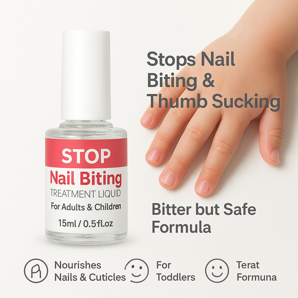 Nail Biting & Thumb Sucking Deterrent – Safe Bitter Formula for Toddlers & Children | Deeply Nourishing